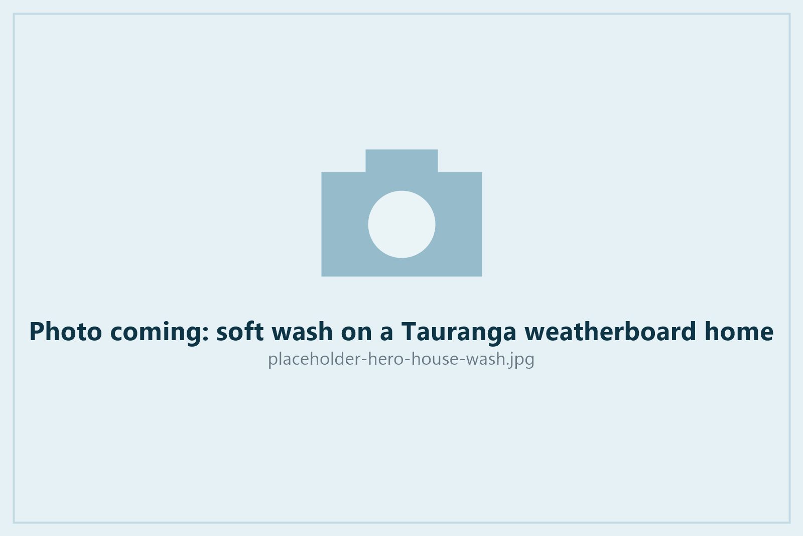 House washing service on a Tauranga home